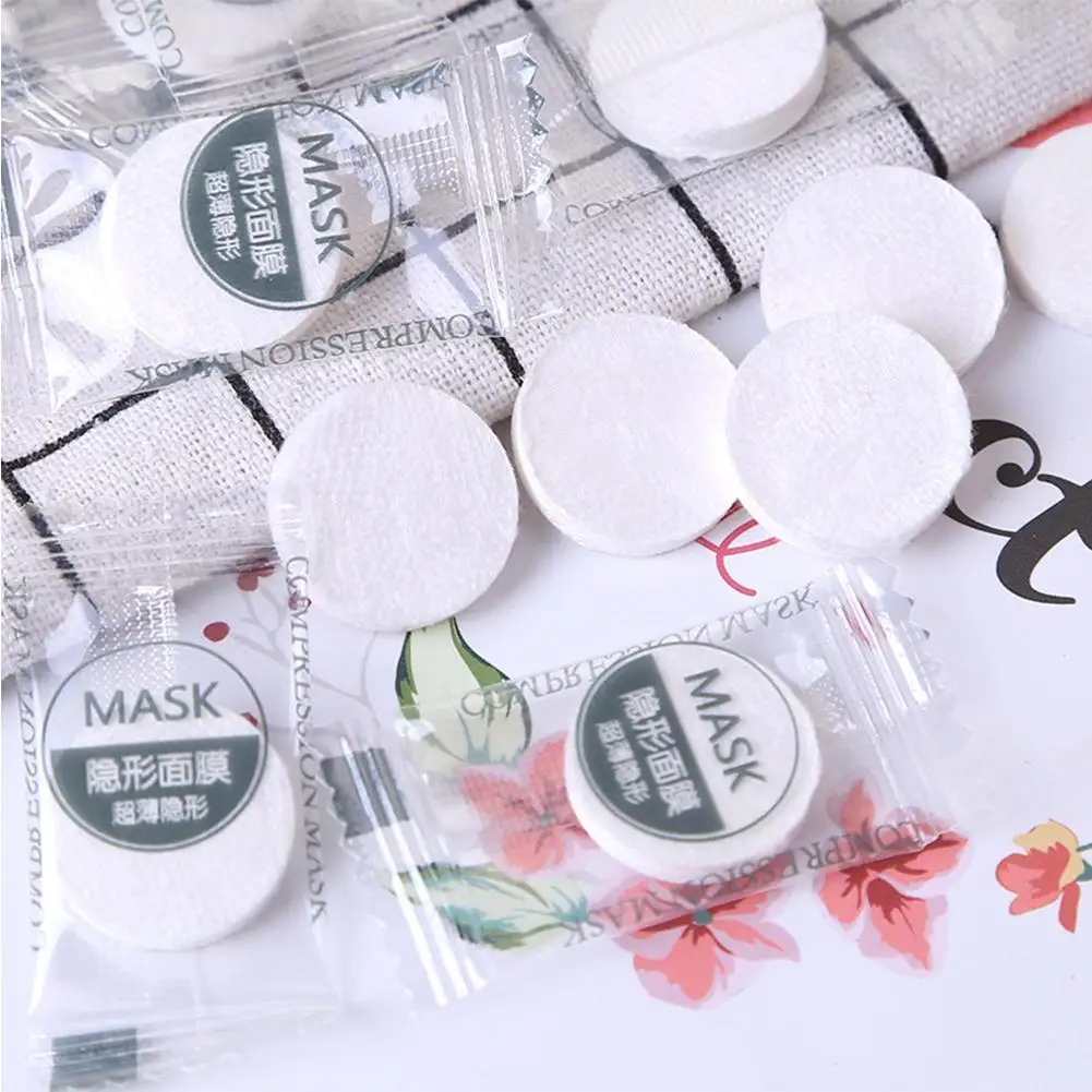 

1pc Compressed Paper Masks Skin Care DIY Moisturizing For Face Cotton Natural Sheets Masks J4N0