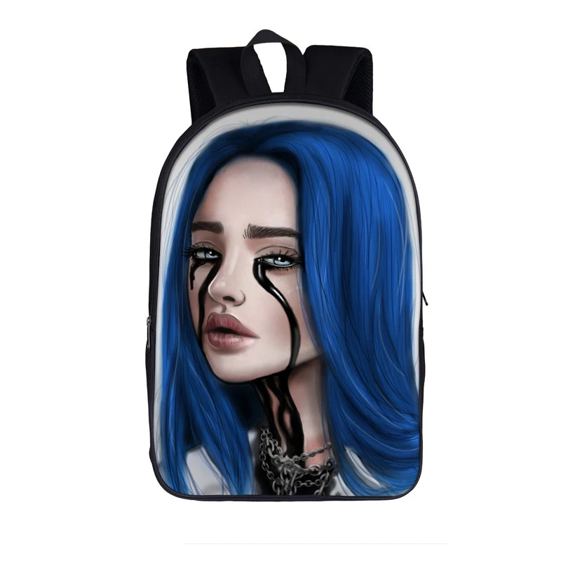 11 Высокое качество Billie Eilish рюкзак для студентов школьные сумки для мальчиков и девочек рюкзак с крутым рисунком для подростков детские школьные сумки подарки - Цвет: 11