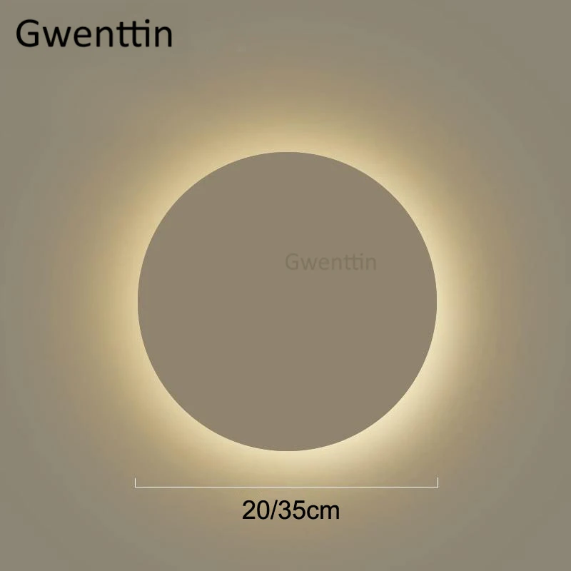 Скандинавские круглые настенные светильники Современная Лунная лампа для спальни прикроватная лестница настенные бра светильники светодиоды для зеркал дома Арт Деко
