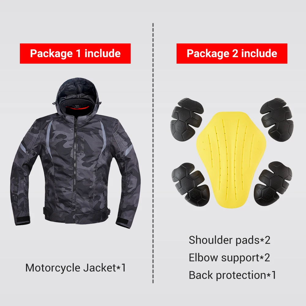 HEROBIKER Motorcycle Jackets Motocross Racing