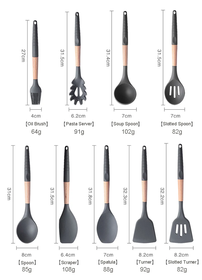 9-10-11-12pcs-Cooking-Tools-Set-Silicone-Wooden-Handle-Kitchen-Cooking-Utensils-Set-with-Storage