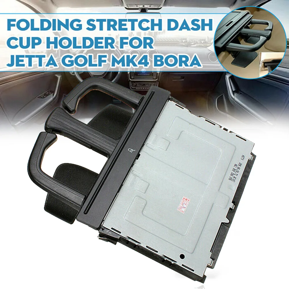 1 шт. черные автомобильные держатели чашек для грузовиков для Golf Bora MK4 MKVA3 S3 A4 A6 Q5 раздвижные черные передние приборные панели