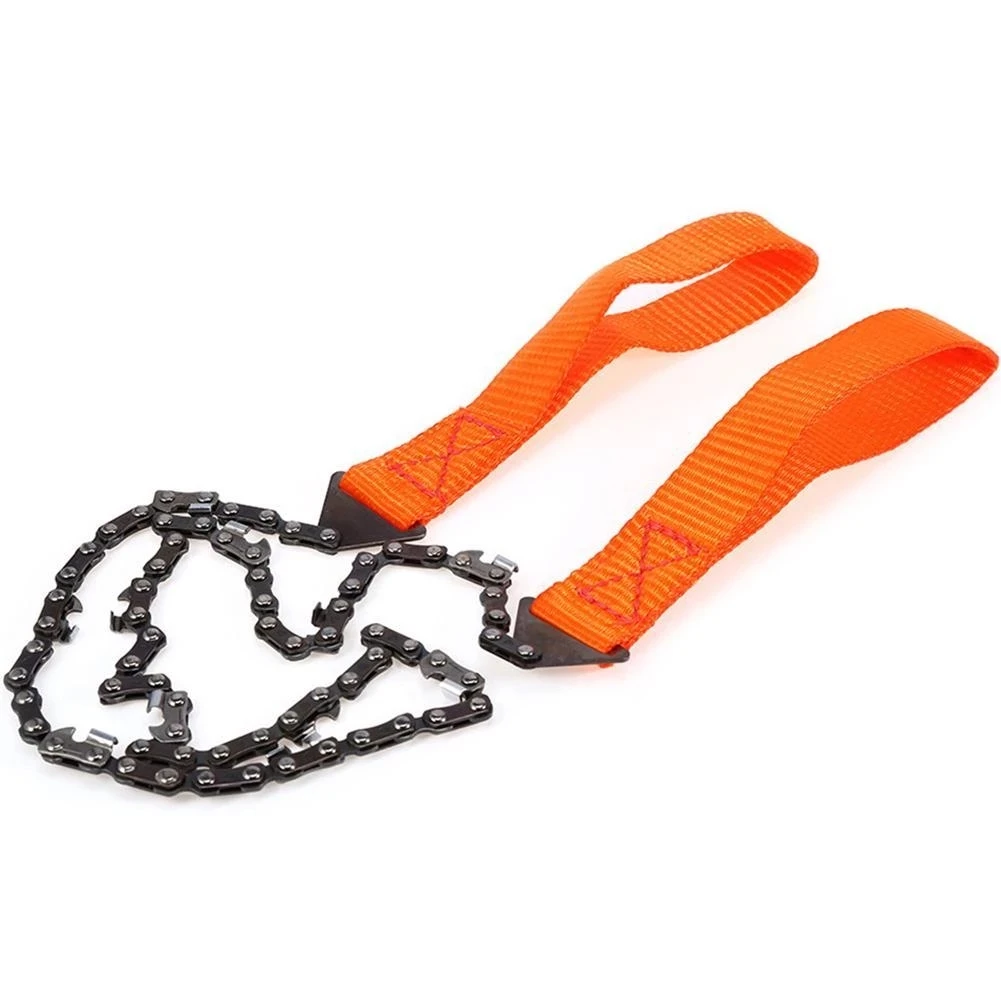 Portable Survival Chain Saw Chainsaws Emergency Camping Hiking Tool Pocket Hand Tool Pouch Outdoor Pocket Chain Saw 2