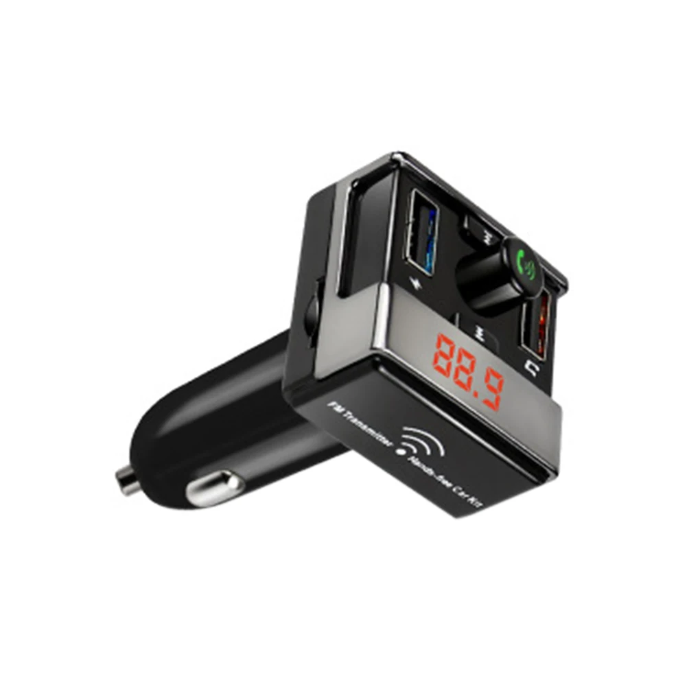 MP3-плеер беспроводной fm-передатчик Handsfree USB автомобильный Bluetooth двойной USB интерфейс MP3-плеер зарядное устройство - Формат цифровых медиаданных: Mp3