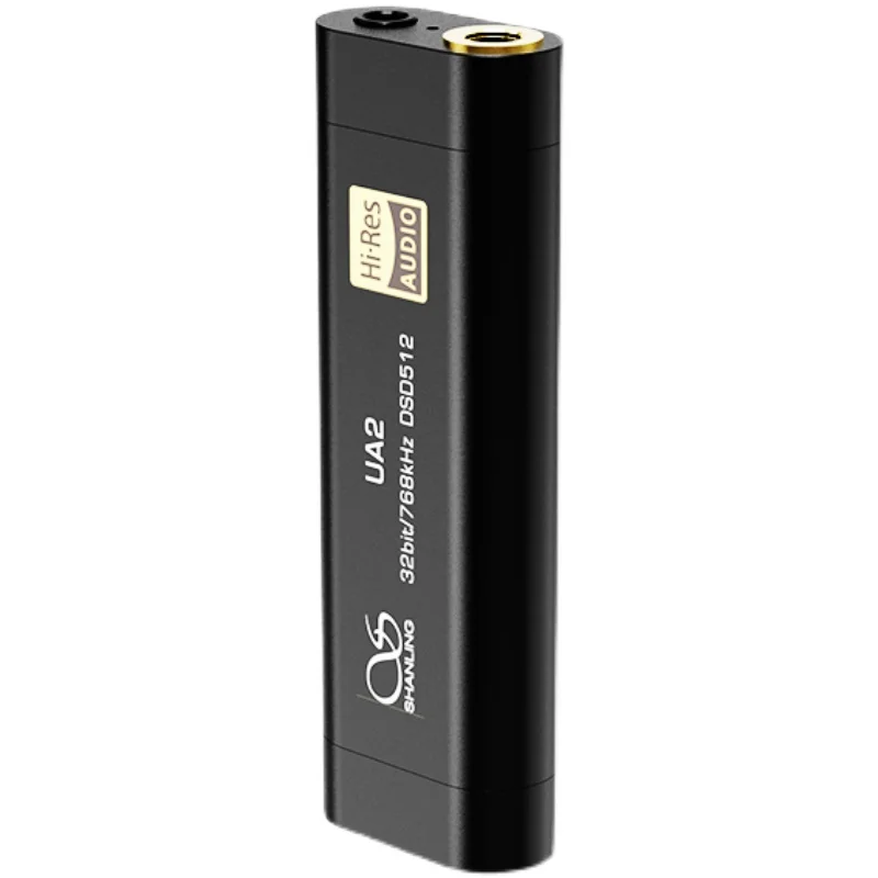 Портативный USB кабель Shanling UA2 DAC усилитель звука Тип C на выход 2,5/3,5 мм совместимый с iOS Android PCM768 DSD512