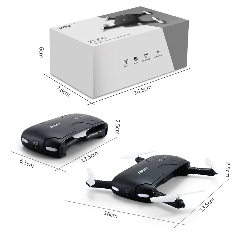 

Jjrc H37 200W Pixel High-definition Folding WiFi Set High Small Folding Pocket Selfie Unmanned Aerial Vehicle Flight