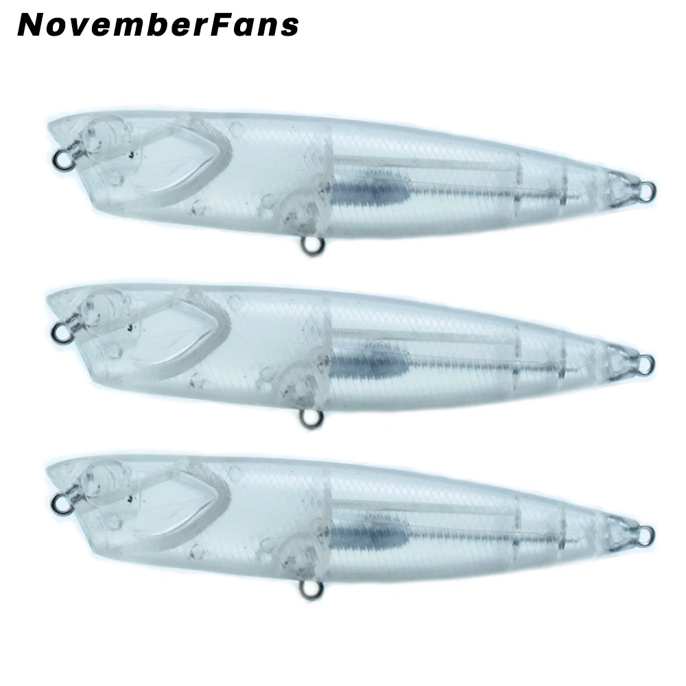 Unpainted Fishing Lure Blanks Blank Lure Fishing Popper Diy