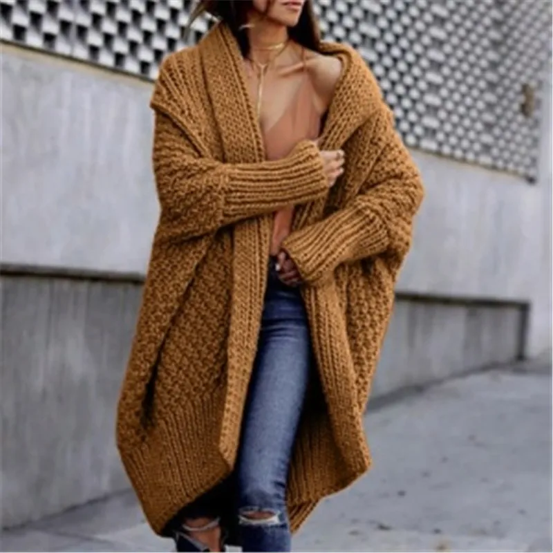 2020 Winter Thick Warm Oversized Cardigan Women