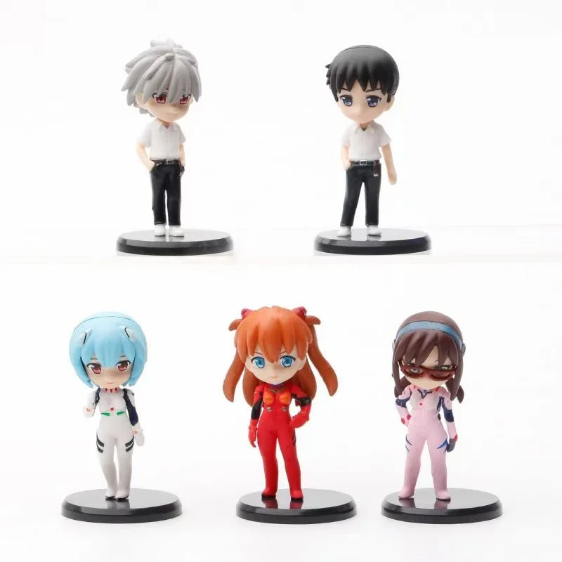 5 шт./компл. Новинка 6 см EVA Gashapon фигурки героев аниме АСУКА Лэнгли айяноми Рей