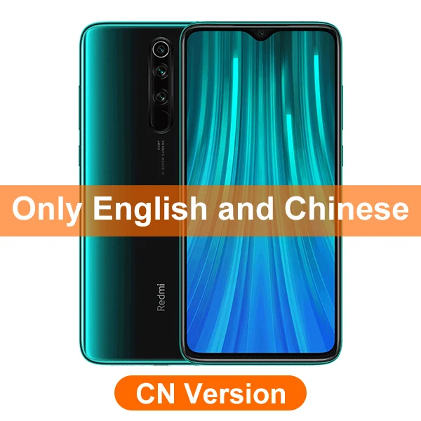 CN Version Green Смартфон Redmi Note 8 Pro с глобальной прошивкой, 8 ГБ ОЗУ, 128 Гб ПЗУ, 64 мп, четыре камеры MTK Helio G90T, 4500 мАч, 18 Вт, QC3.0, UFS2.1, NFC - Цвет: CN Version Green