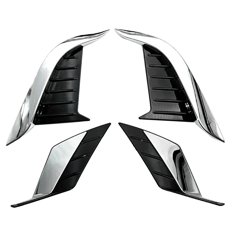 for Toyota Corolla Cross 2020 2021 ABS Chrome Front Rear Fog Light Lamp Eyelid Eyebrow Cover Trim Molding Bezel Garnish | Автомобили и