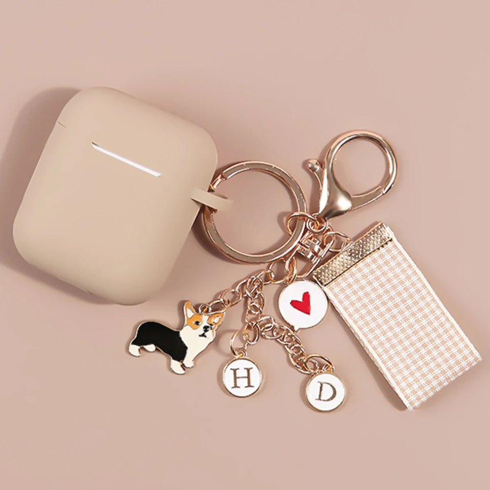Чехол для Apple Airpods 1 2 с изображением милой собаки кролика животного аксессуары