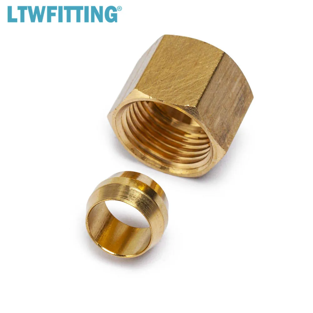 LTWFITTING-5-16-Brass-Compression-Sleeves-Ferrule-with-5-16-Compression ...