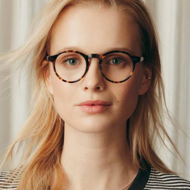 

Round Glasses Frame Woman Men Computer blue light Glasses Retro Myopia Optical Frames Clear fake lens Eye glasses Oculos De Grau