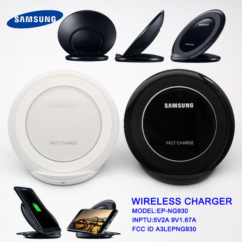 Original Samsung Wireless Charger Qi Pad Fast Charge For Samsung Galaxy S10 S9 S8 Plus S7 edge Note10+/iPhone 8 Plus XEP-NG930