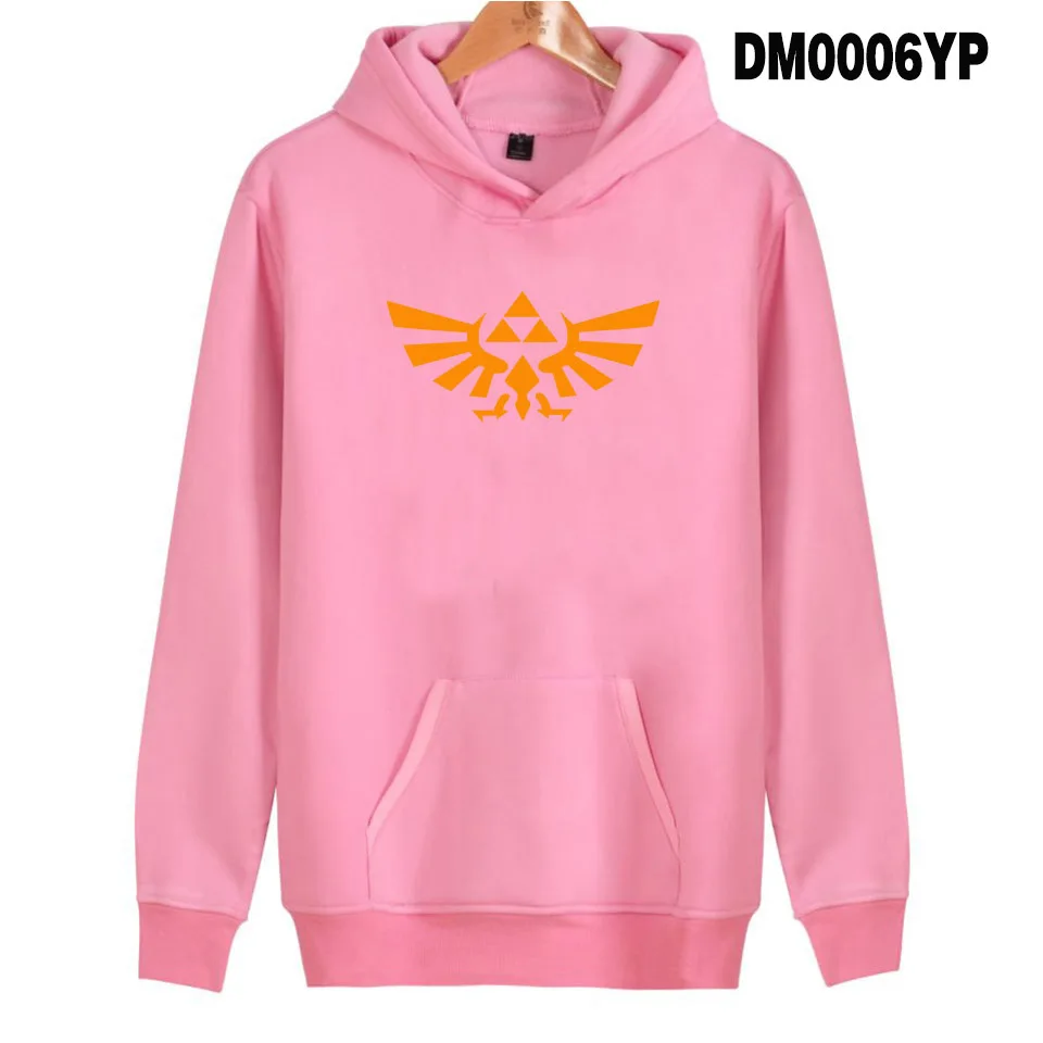 Pink Legend Of Zelda, толстовки, новинка, мужские, женские, повседневные, толстовки, осень/зима, Vogue, теплая толстовка с капюшоном, уличная мода, толстовки с принтом - Цвет: Pink