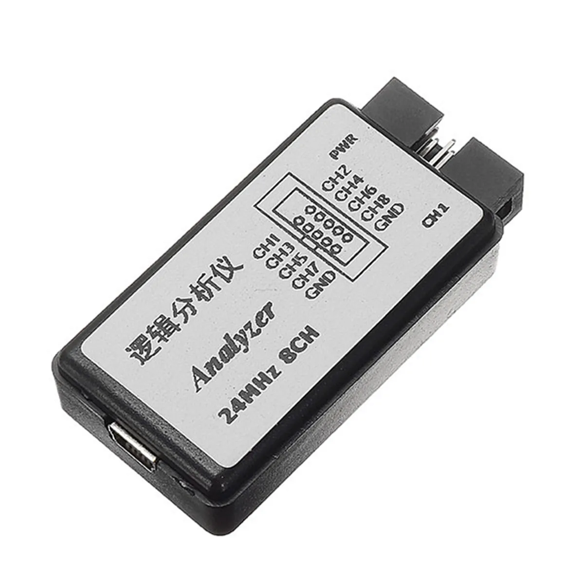 USB логический анализатор 24M 8CH микроконтроллер ARM FPGA инструмент отладки 24 МГц 16 12 8 4