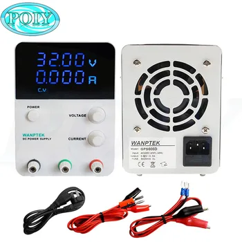 

Mini Laboratory Power Supply GPS605D 60V 5A Single Phase Adjustable SMPS Digital Voltage Regulator 0.1V 0.001A DC Power Supply
