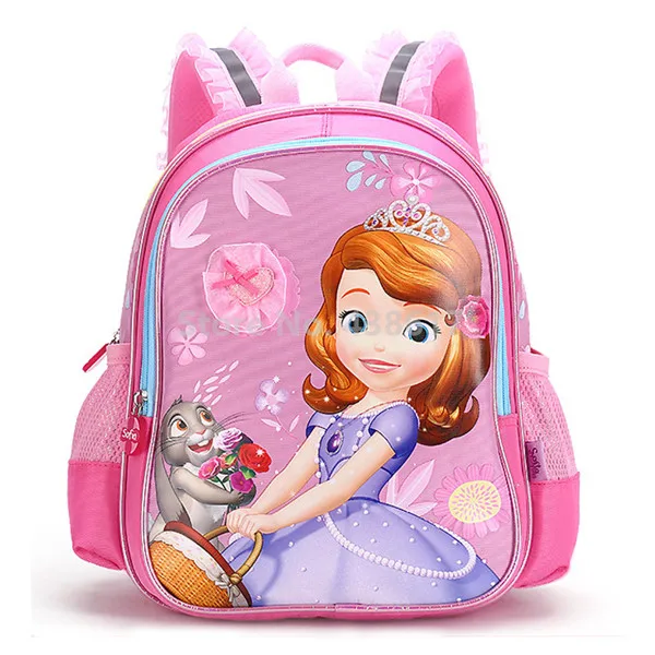 Only Bag Розовый фиолетовый кружевной рюкзак принцессы Софии для девочек, школьные сумки с пеналом, набор для детского сада, дошкольные сумки - Цвет: Only Bag