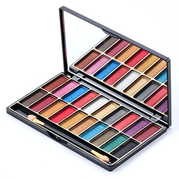 

20 Colors Eyeshadow Palette Pearlescent Polarized Eyeshadow Palette Portable Waterproof Sweat-proof Eye Makeup Glitter Powder