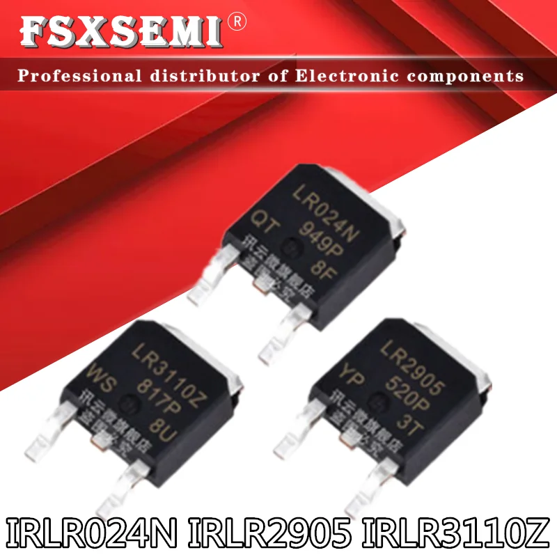 10 шт. IRLR024N IRLR2905 IRLR3110Z TO-252 LR024N LR2905 LR3110Z TO252 MOSFET | Электронные компоненты и