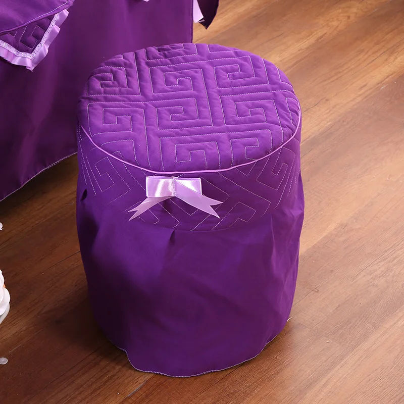 

16 Styles Beauty Salon Round Chair Cover Elastic Seat Cover Home Salon Barbershop Chair Anti-slip Round Chair Cover 34*40cm