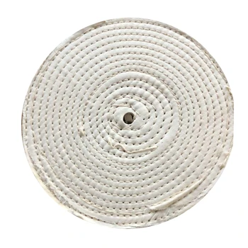 

8\" Inch Buffing Polishing Wheel Buffer Polisher Pad 7mm Arbor For Rotary Tools