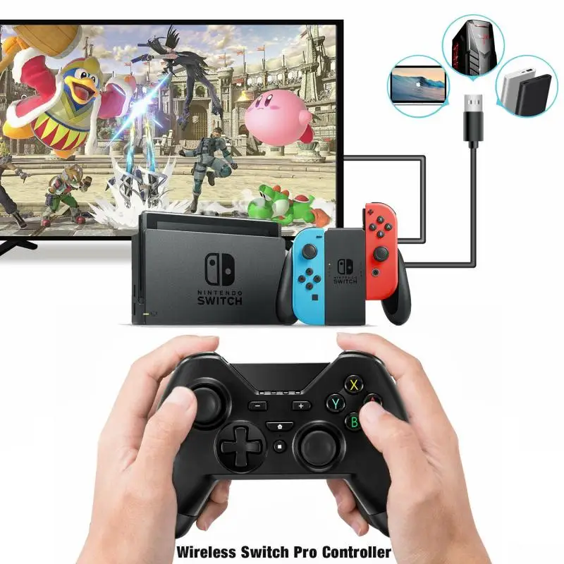

Gamepad For Nintend Switch Pro Game joystick Controller Remote Gamepad Joystick 6-Axis Handle Wireless Controller