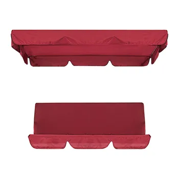 

Garden Swing Sunshade Cloth with Swing Seat Cusion Cover Kits Polyester Taffeta Fabric Terrace Shade Replacement Kits #LR2