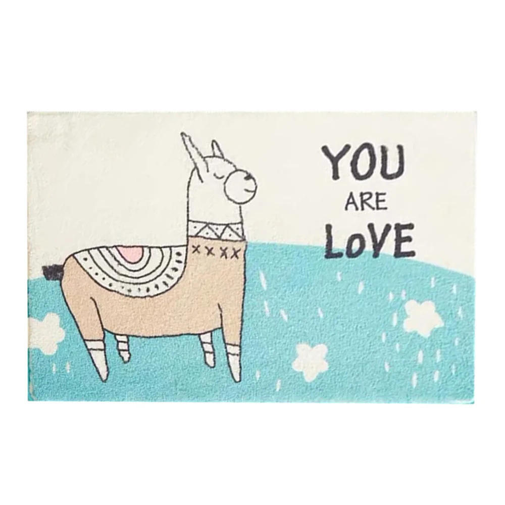 Маленький размер 45*70 см 3D животные мультфильм Спальня дети игровой коврик коврики для ванной коврики для туалета покрытие пола нескользящий ковер