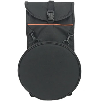 

LJL-Practice Drum Pad Storage Bag Dumb Drum Bag Backpack Carrying Case Shoulder Bag for 12 Inches and 8 Inches
