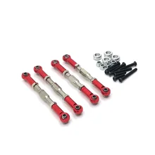 MN modèle D90 91 96 99s, voiture WPL modèle C14 C24 C34 b16 B24 RC, pièces de mise à niveau en métal, tige de traction réglable en métal