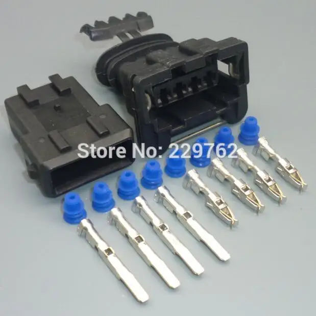 1sets female male Shhworld Sea 4 Pin 3,5 мм 282192-1 автомобиль Junior мощность таймер Разъем Автомобильный датчик кислорода разъем катушки зажигания Разъем - Название цвета: 1sets female male