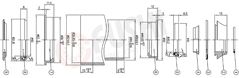 acb460h7 34.1*46*7mm 45 45 1pc acb estrada