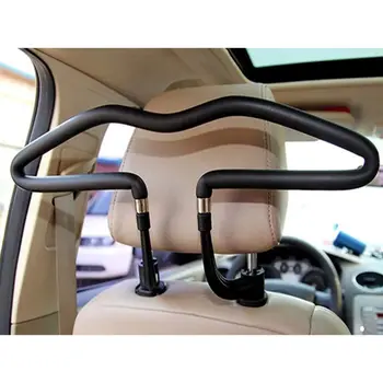 

Soft PVC Car Hangers Back Seat Headrest Clothes Hanger Jackets Suits Support Auto Supplies