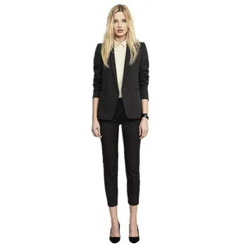 

Black Slim Women's Business Work Service Women's Office Uniform Evening Dresses Women's Formal Pants Suit Two-Piece Set