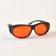 Зеленые лазерные защитные очки для 190-540nm O.D 6+ CE, черный чехол и ткань для очистки