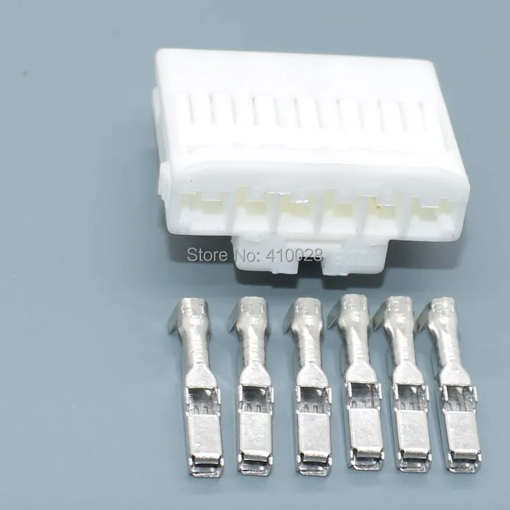 shhworldsea 6 Pin 2.2mm Electrical Auto Connector With Terminals For Car Auto 7283-1061