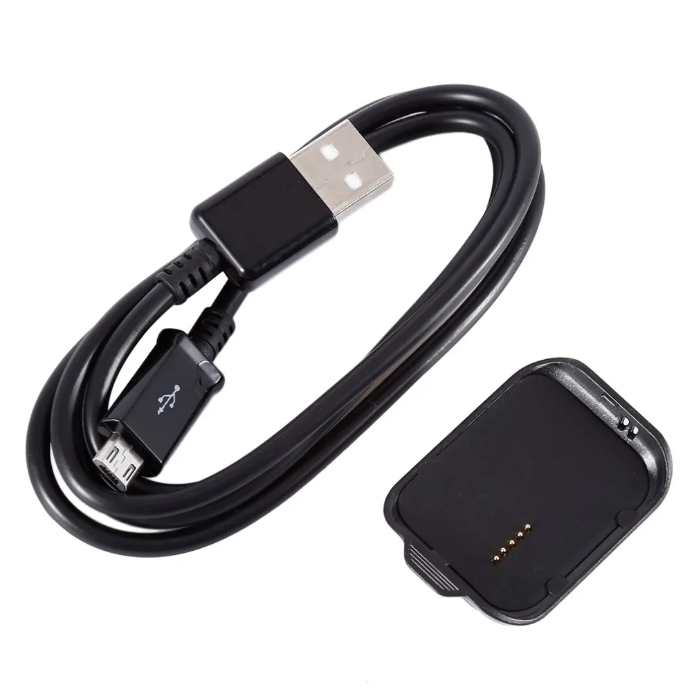 

New Black Compact Lightweight Plastic Charging Cradle Smart Watch Wristwatch Charger Dock for Samsung Galaxy Gear 2 SM-R380