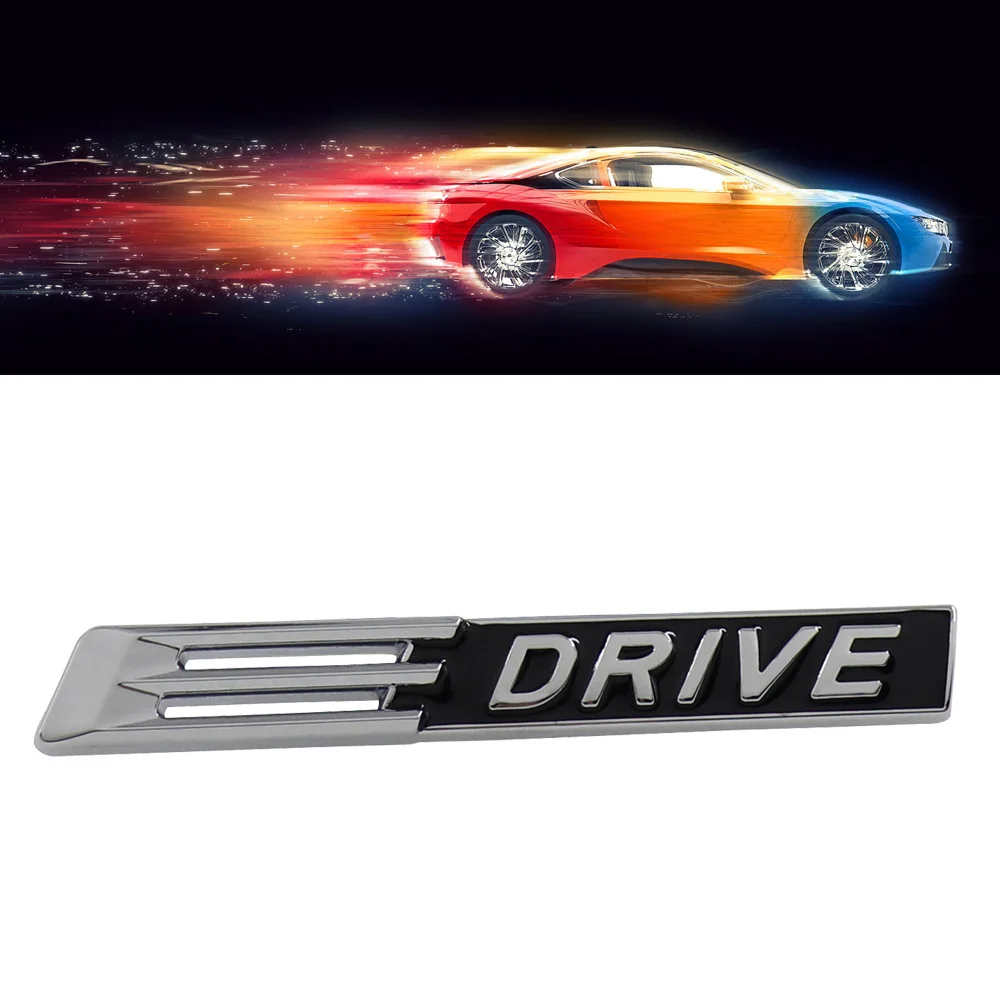 Хромированный черный E-диск EDRIVE для двери багажника крышка эмблема наклейка