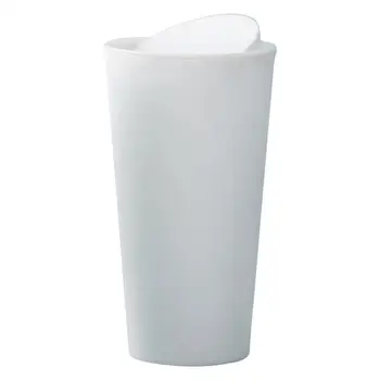 

Household Mini Trash Can Zero Waste Bin plain solid color Desktop Garbage Baskets Table Home car Trash Can Roll Swing With Lid