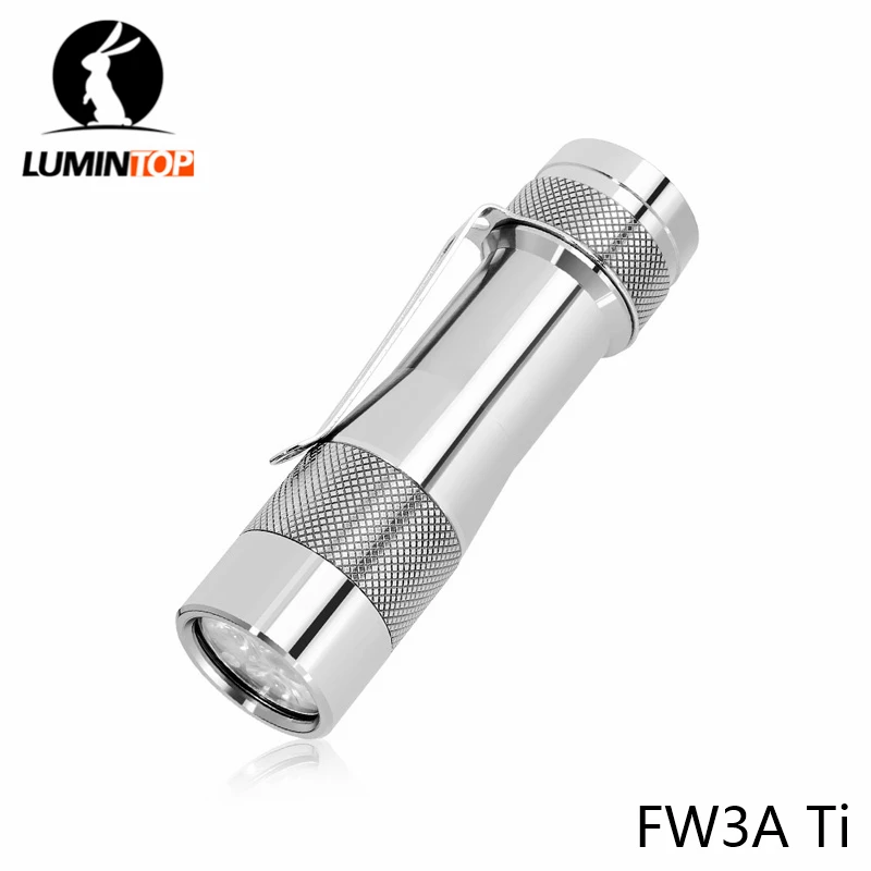Фонарик LUMINTOP FW3A (Ti титановый сплав/SS нержавеющая сталь) 18650 тройной светодиодный