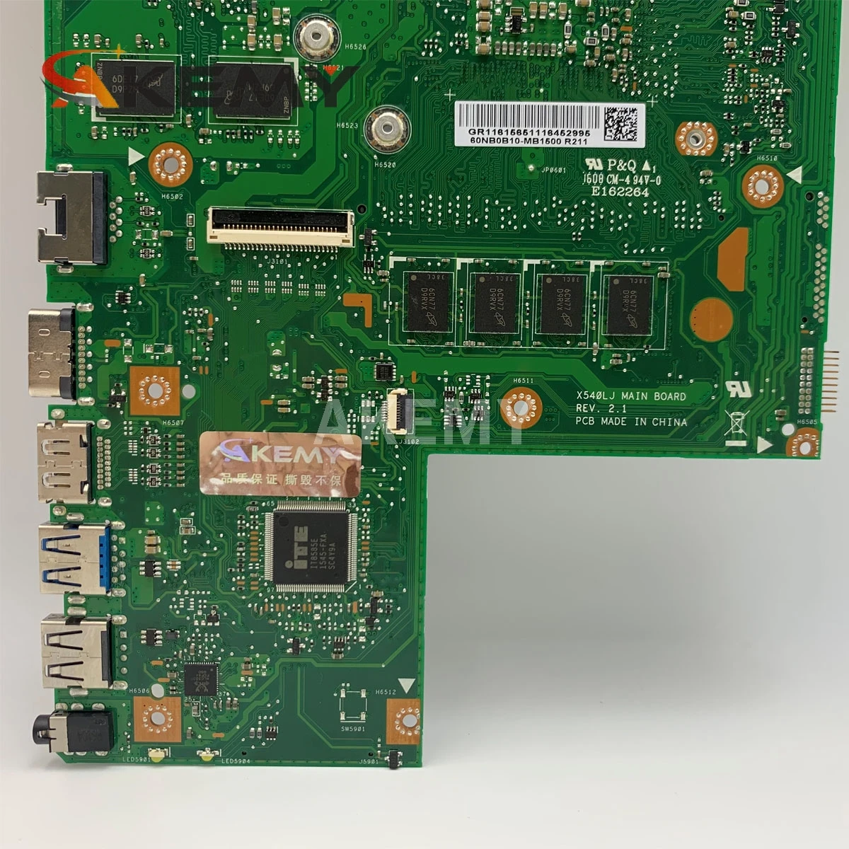 X540LJ mainboard For Asus X540L F540L 4G RAM I5-5200U Laptop motherboard X540LJ motherboard REV2.1 Test before shipping work