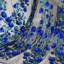 Pailletten 3D Hochzeit braut Kleid Applique DIY Braut Kopfschmuck schal schleier Bestickte Spitze Stoff Patch kostenloser versand