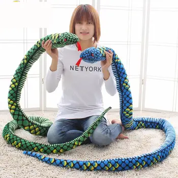 

Ant Fun and funny simulation Various colorful plush long snakes plush toy king cobra toys for child soft plush toy