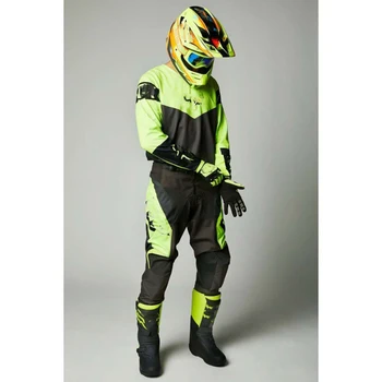 

2021 Men's For Noiz Fox 180 MX Motocross Gear Set MTB BMX Dirt Downhill Bike Jersey and Pants Motorcycle Cycling Jersey Set