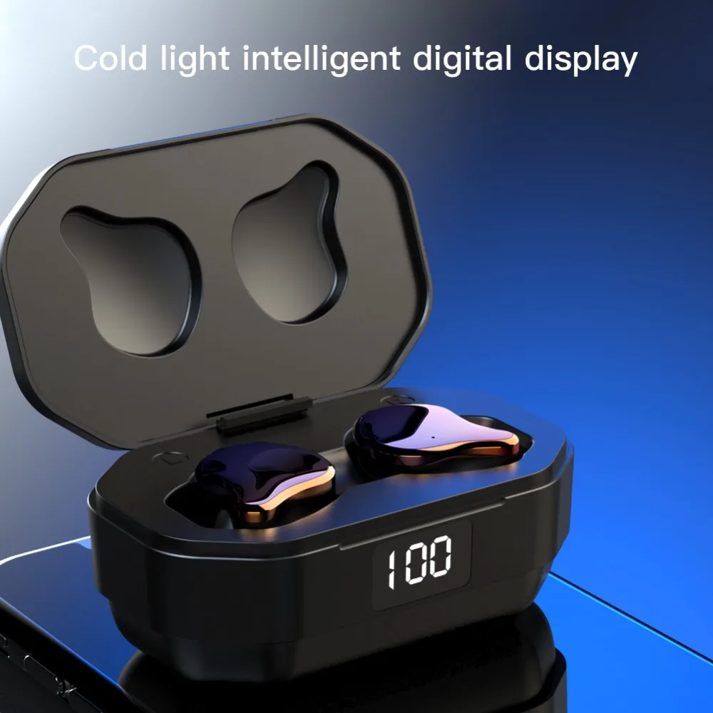 G01 6D объемный звук, Bluetooth 5,0 наушники с сенсорным управлением TWS беспроводные наушники HIFI стерео наушники 700 мАч зарядный отсек