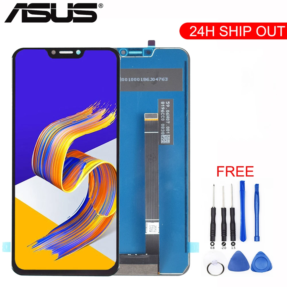 6," 1080x2246 для Asus ZE620KL lcd дисплей кодирующий преобразователь сенсорного экрана в сборе для Zenfone 5 Gamme ZE620KL lcd сенсорный экран