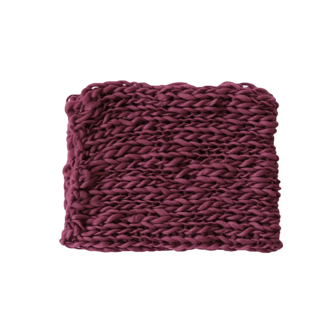wine red45cmX50cm Новое поступление, вязаное шерстяное детское одеяло «кроше», реквизит для фотосессии новорожденных, массивное вязаное одеяло, наполнитель корзины - Цвет: wine red45cmX50cm