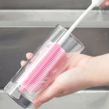

Independent Packaging Environmentally Friendly Silicon Cup Brush Window Cleaning Brush Bottle Brush Vacuum Cup Cleaning Brush